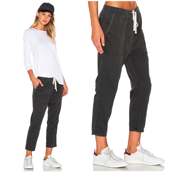 james perse contrast sweatpants